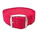 Wrist And Style Perlon Watch Strap - Red | 22mm