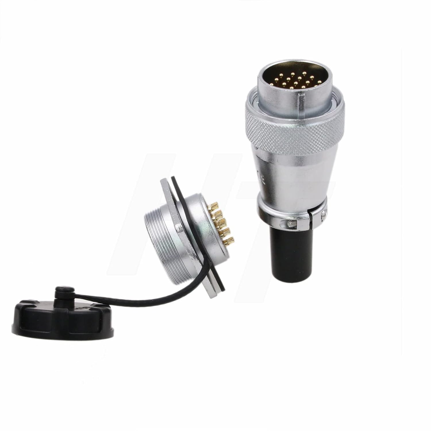 WS28 16 Pin Aviation Circular Power Electrical Connector 10A Male Plug Female Socket Dustproof Heavy Duty Industrial Electrical High Voltage 14awg