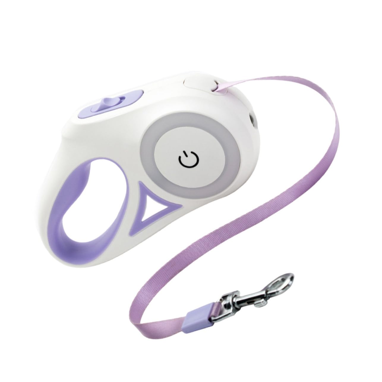 YARNOW Guinzaglio Retrattile per Cani Automatico Funzione di Allungamento, Materiale Abs e Nailon, Portatile e Luminoso, per Passeggiate Cani di Dimensioni Ridotte e Medie