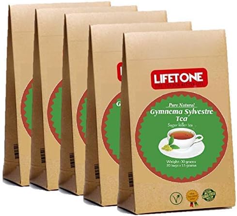 Gymnema Sylvestre Tea | Diabetic Tea | Herbal Tea Detox (100 Teabags)
