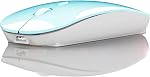 Bluetooth Wireless Mouse for Mac MacBook Pro MacBook Air iMac Laptop Chromebook (Silver)