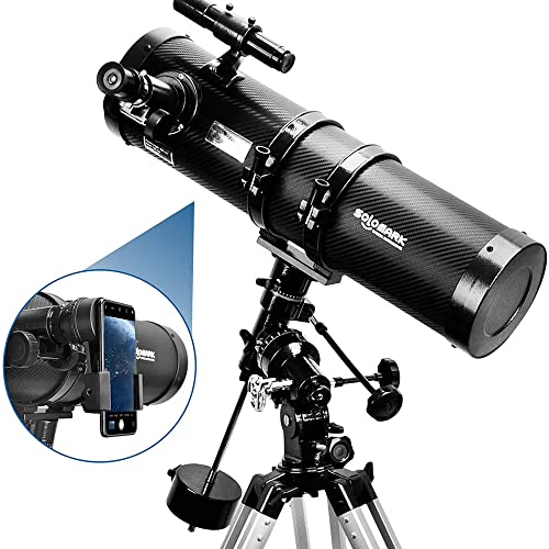 Telescópio Refletor Newtoniano com lente 130mm com acessórios e adaptador para SmartPhone 5 515JCKDksVL