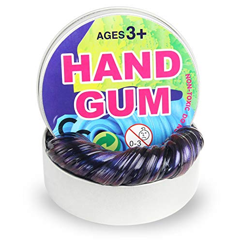 Galaxy Series Fluffy Slime, Slime Pensée Putty Magic DIY Clay Jouet Anti-Stress sans Borax et Non Toxique Parfumé pour Enfants et Adultes (1 Pack 90g) (Violet) Cover