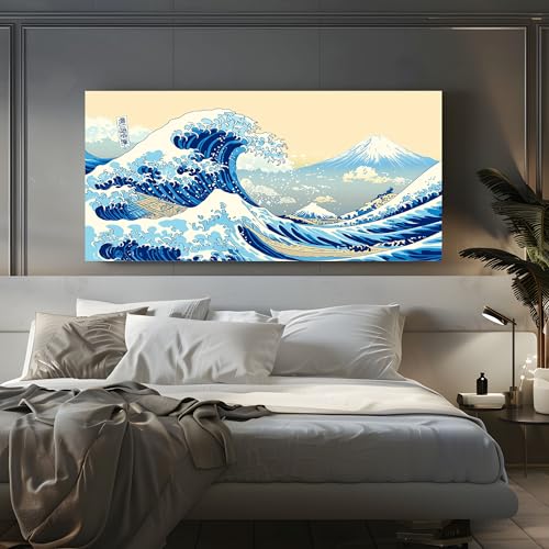 Affiche poster oriental mont fuji impression toile salon traditionnel - 3
