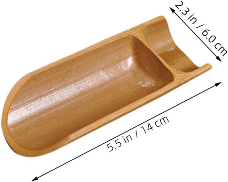 Bamboo Loose Tea Scoop 2pcs for Tea Ceremony Xmas Accurate