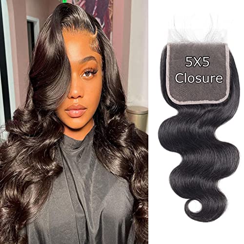 Liangya Hair 5x5 Lace Closure Hd Transparent Body Wave Frontal