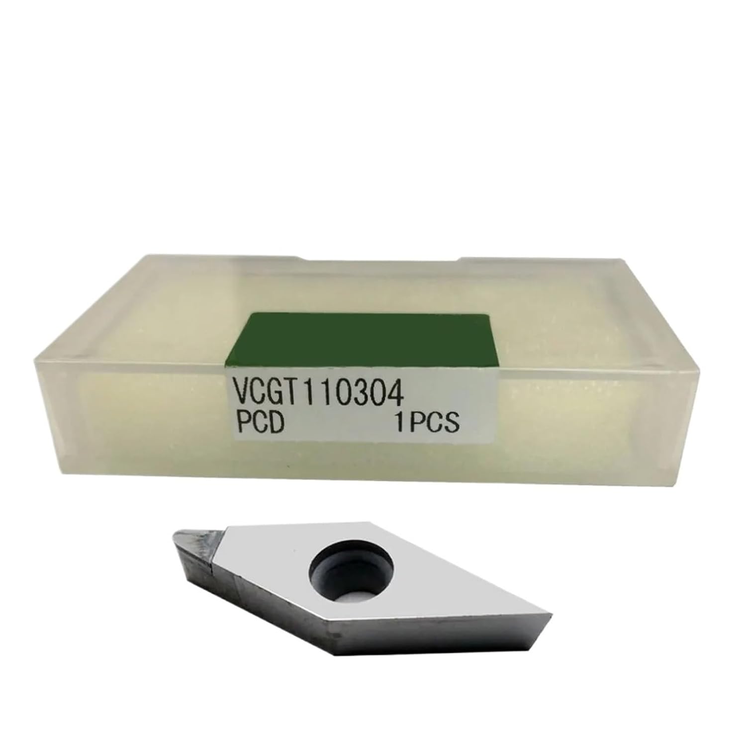 Carbide Turning Inserts 1PCS VCGT110304 PCD Hard Alloy Diamond Internal Turning Tool Applicable Aluminum