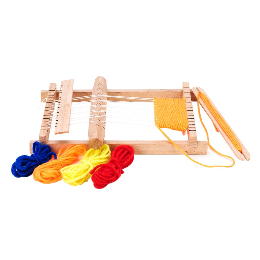 BEADS N FASHION Wood Knitting Weaving Looms with Yarns Warp Adjusting Rods Combs and Shuttles with Detailed Instructions 1 Set (B0D47JJVR4) Amazon Price History, Amazon Price Tracker