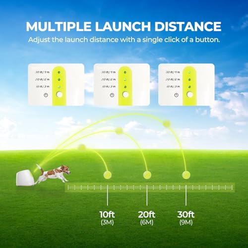 ALL FOR PAWS Automatic Ball Launcher for Dogs Interactive Puppy Pet Ball Indoor Thrower Fetch Machine, 3 Balls Included (2 inch) for Small to Medium Sized Dogs - Thumbnail 6