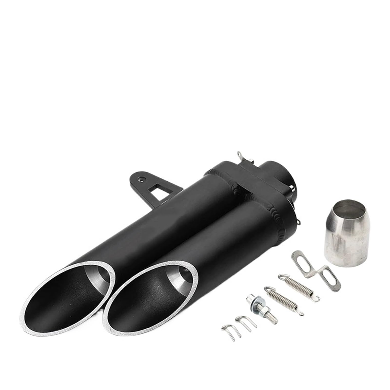 motocyklowy wydech Pasuje Do R3 R6 GSXR CBR1000R Otwór Rura Wydechowa Zmodyfikowane Części 51MM Uniwersalny Podwójny Tłumik Motocyklowy(B 350MM)