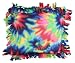 Haan Crafts Alpine Fleece Fringed Pillow Sewing Kit, 14-Inch, Tie-Dye