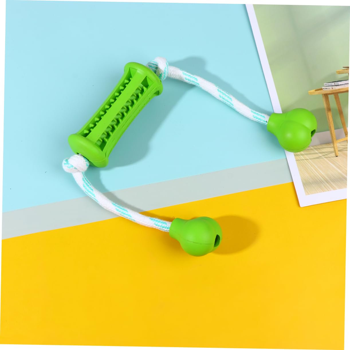 Toddmomy 3piezas para De Cuidado Cepillo De Dientes para Masticable para Limpiar y para Cachorros y Verde