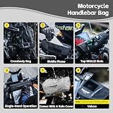 Rhinowalk Torba na kierownicę motocykla, torba na narzędzia, akcesoria do przechowywania