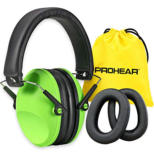 PROHEAR 032P Kids Ear Protection Earmuffs, NRR 25dB Safety Hearing Protectoion Muffs