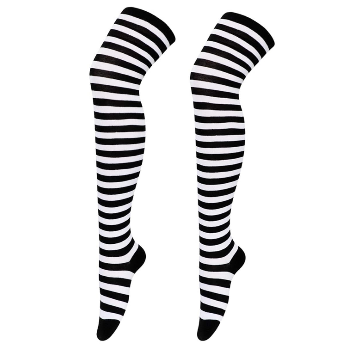 Knee High Socks Women Crazy Socks Striped