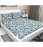 RD TREND Presents Luxurious Glace Cotton Super Soft 210 TC King Size (78X72X8 Inch) 360° Elastic ...