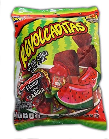 Jovy Revolcaditas With Peppery Watermelon, 6 Oz Bag, Spicy Sweet