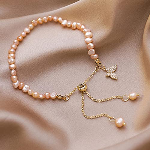 Cadeau simple pour fille : bracelet fin avec charms papillon