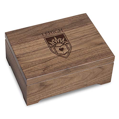 M. LA HART Lehigh University Solid Walnut Desk Box