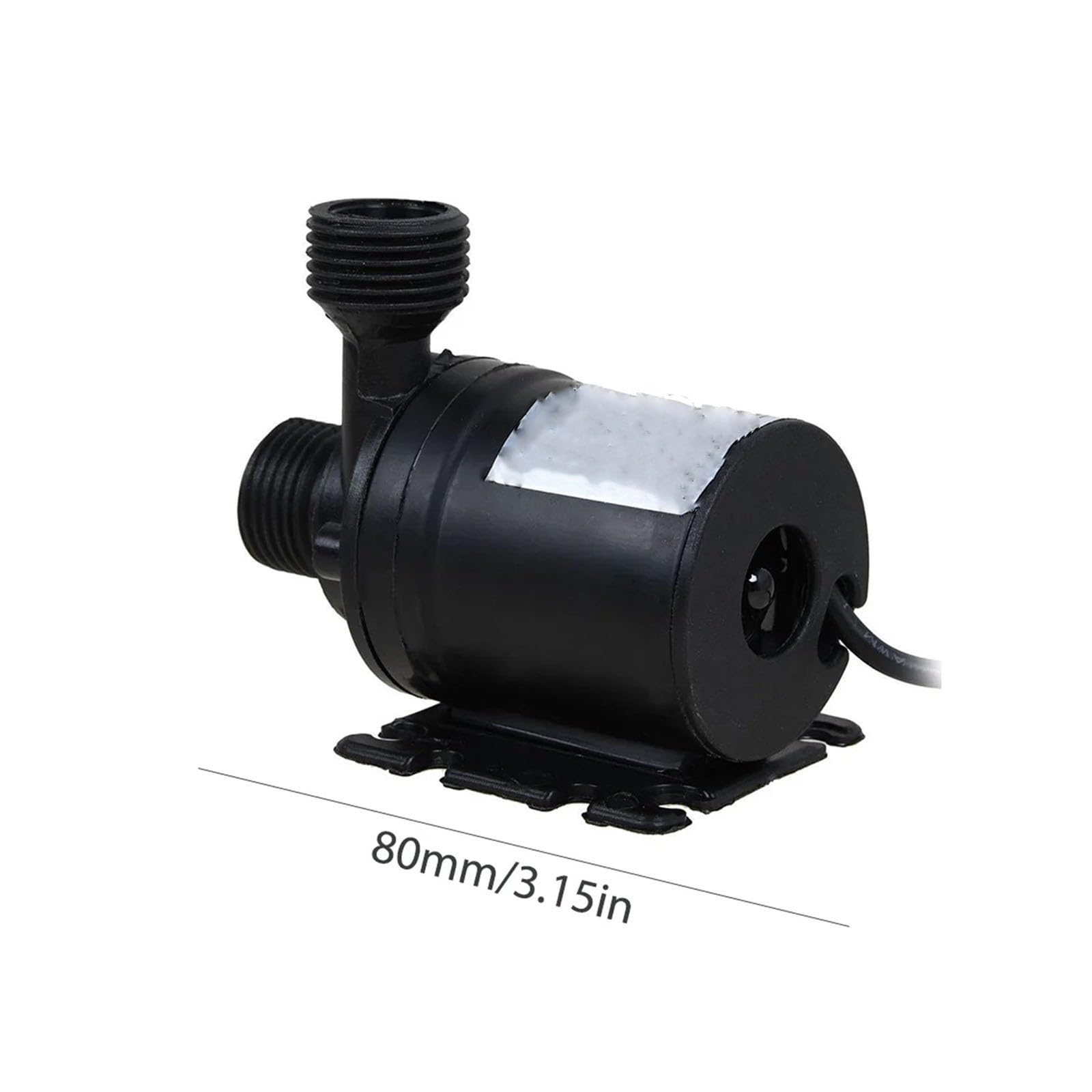1 szt. Pompa zanurzeniowa DC 12 V bezszczotkowa, wodna, 800 l/h, wysokie ciśnienie, IP68, wodoodporna, cicha, wydajność, udźwig 5 m
