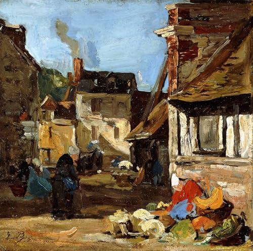 Pintura al óleo de Honfleur para revivir el encanto del arte francés