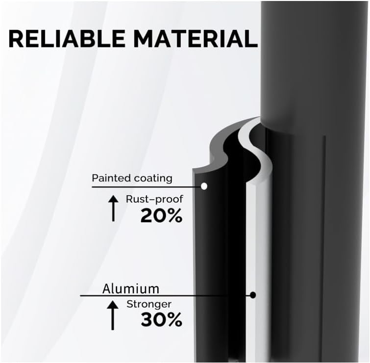 Miniatura 3 de Soporte de teléfono para motocicleta, manillar de aluminio para teléfono antivibración, soporte de celular de bicicleta de 360 para todos los