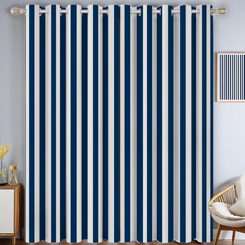 Rideau à oeillet doux opaque motifs verticaux | Finition lin - 2