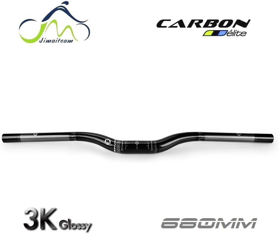 After New Jimai Team 31.8 Carbon Fiber Handle Bar Drop Bar 440 mm