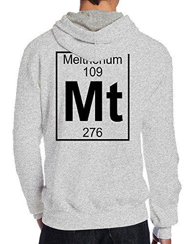 Celeste Luke Huvtröjor för män tillbaka tryck män anpassad pullover huvtröja skräck skalle tröja med huva, Grå, XXL