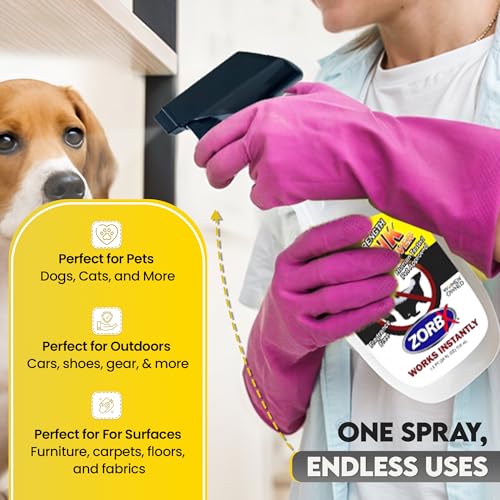 ZORBX Unscented Skunk Odor Remover Spray 24 FL Oz – Fast Acting Skunk Smell Removal - Extra Strength Pet Skunk Odor Remover for Dogs, House, Car, Clothes & Furniture - Thumbnail 2