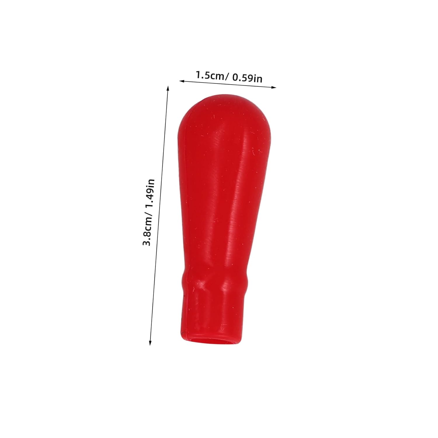 STOBAZA 50pcs Silicone Sealed Pipette Caps Leakproof Eyedropper Head Replacement for Chemistry Lab Easy Install Clean Red