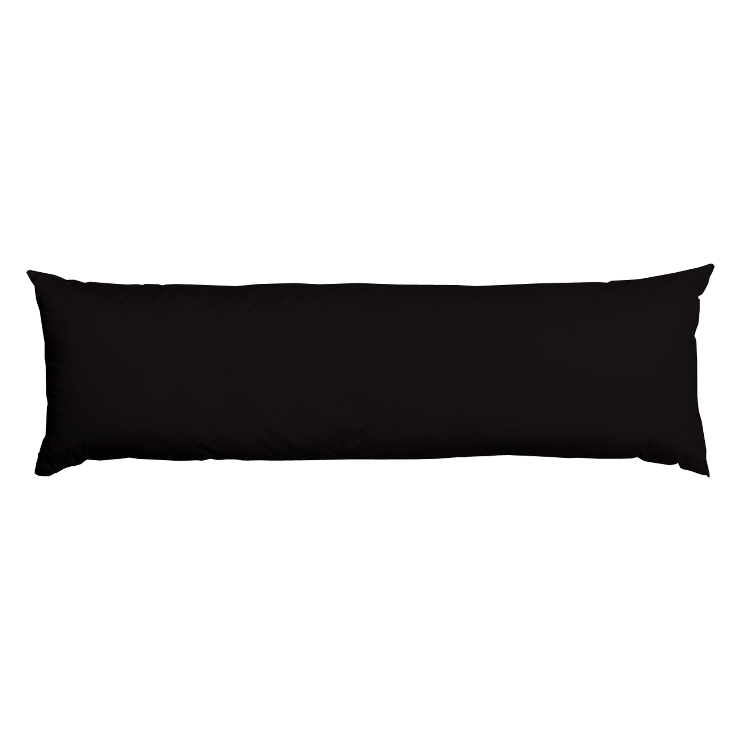 AmigoZone Bolster Pillow (King 5FT)- Hollowfiber Filled Body Support, Long Pillow for Maternity, Side Sleeper With Free Case (Black, King 5FT(60"))"}