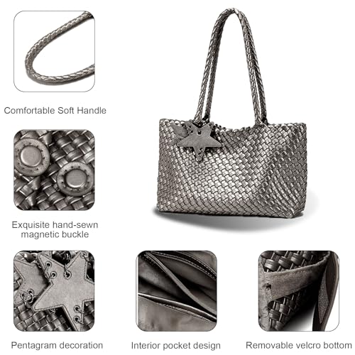 Bolso Hobo de Hombro Fashion para Mujer miniatura 5
