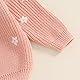 Baby Herbst Pullover Geburtstag Pullover One Stickerei Pullover Erster Geburtstag Rippenstrickpullover Baby 1. Geburtstag Strickpullover Langarm Blumen Buchstaben Pullover (Rosa-A, 9-12 Months)