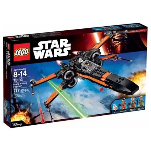 Lego Star Wars X-Wing Fighter, 3D, mit Licht