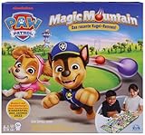 Spin Master Games – PAW Patrol Magic Mountain, Brettspiel mit Kugel-Rennen, basiert auf Zauberberg Spiel des Jahres 2022, für 2-6 Spieler, für Kinder ab 5 Jahren