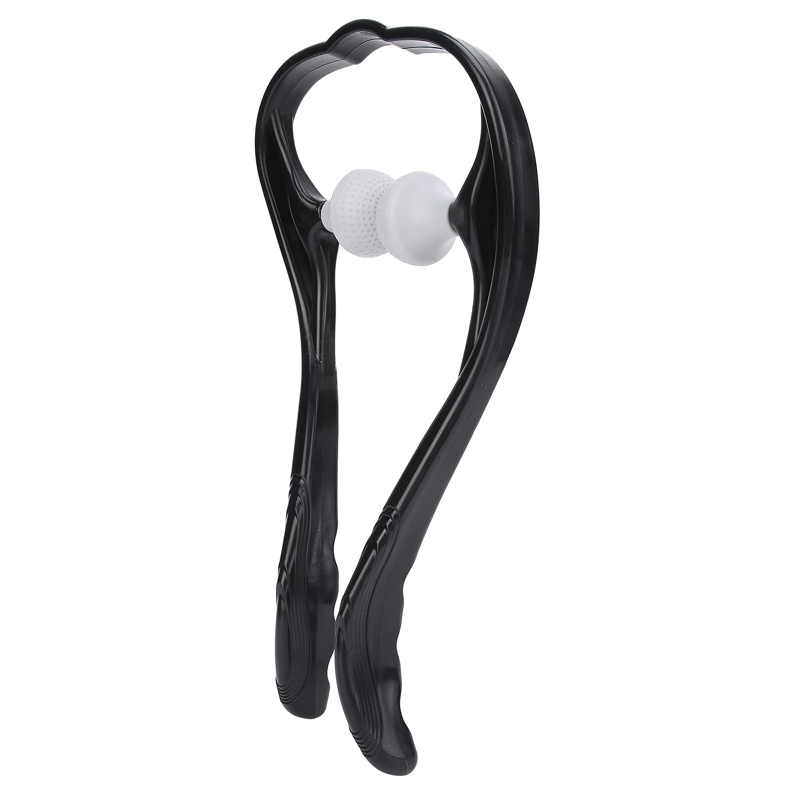 Rodillo de Herramientas de Masaje en el Cuello - Masabreser Ergonómico de Cuello y Hombro con Rollo Manual con Bolas de Vértebras Cervicales Elásticas para Alivio del Punto de Gatillo - Azul