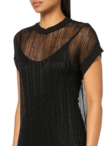 Women's Giana Metallic Open Stitch Midi Dress3