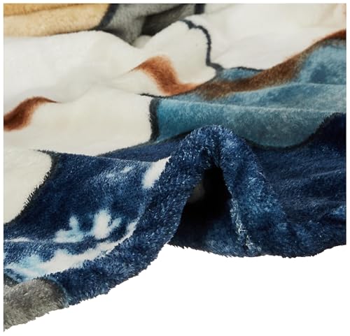 Image of Amazon Basics Single Sized Plush Blanket | (300 GSM) | (Cream)