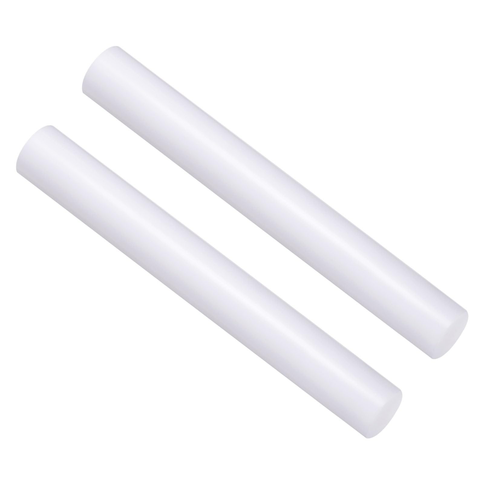 CoCud Acrylic Clay Roller, 8 Inch Length 1 Inch Dia., Acrylic Non-Stick Rolling Pin Roller White