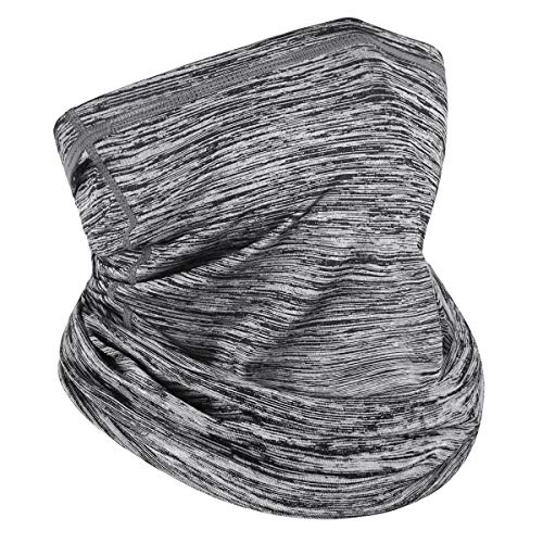 Achiou Neck Gaiter Face Mask Scarf Dust Sun Protection Cool Lightweight Windproof, Breathable Fishing Hiking Running Cycling