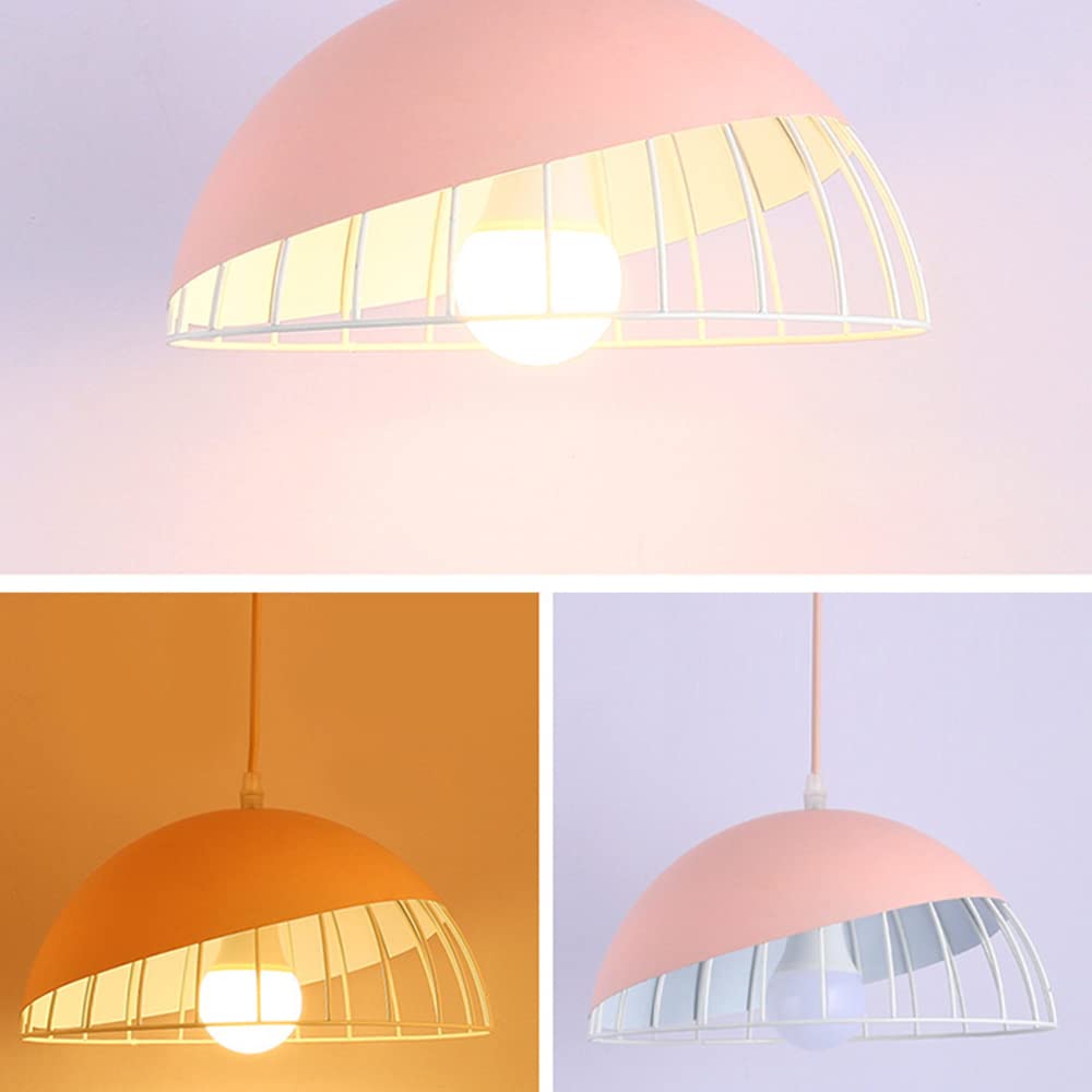 Moderne Pendelleuchte Kuppelgitter E27 für Küche Esszimmer Schlafzimmer