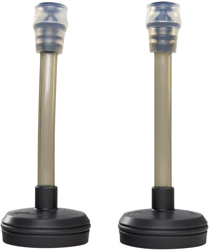 NATHAN NS4596 Hydration Bottle, Portable Water Bottle, Extended Straw, 2 Pack, Running, Trail Running