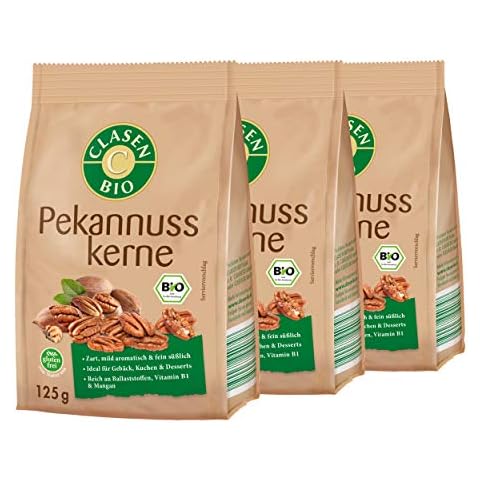 3x CLASEN BIO Pekannusskerne Cover