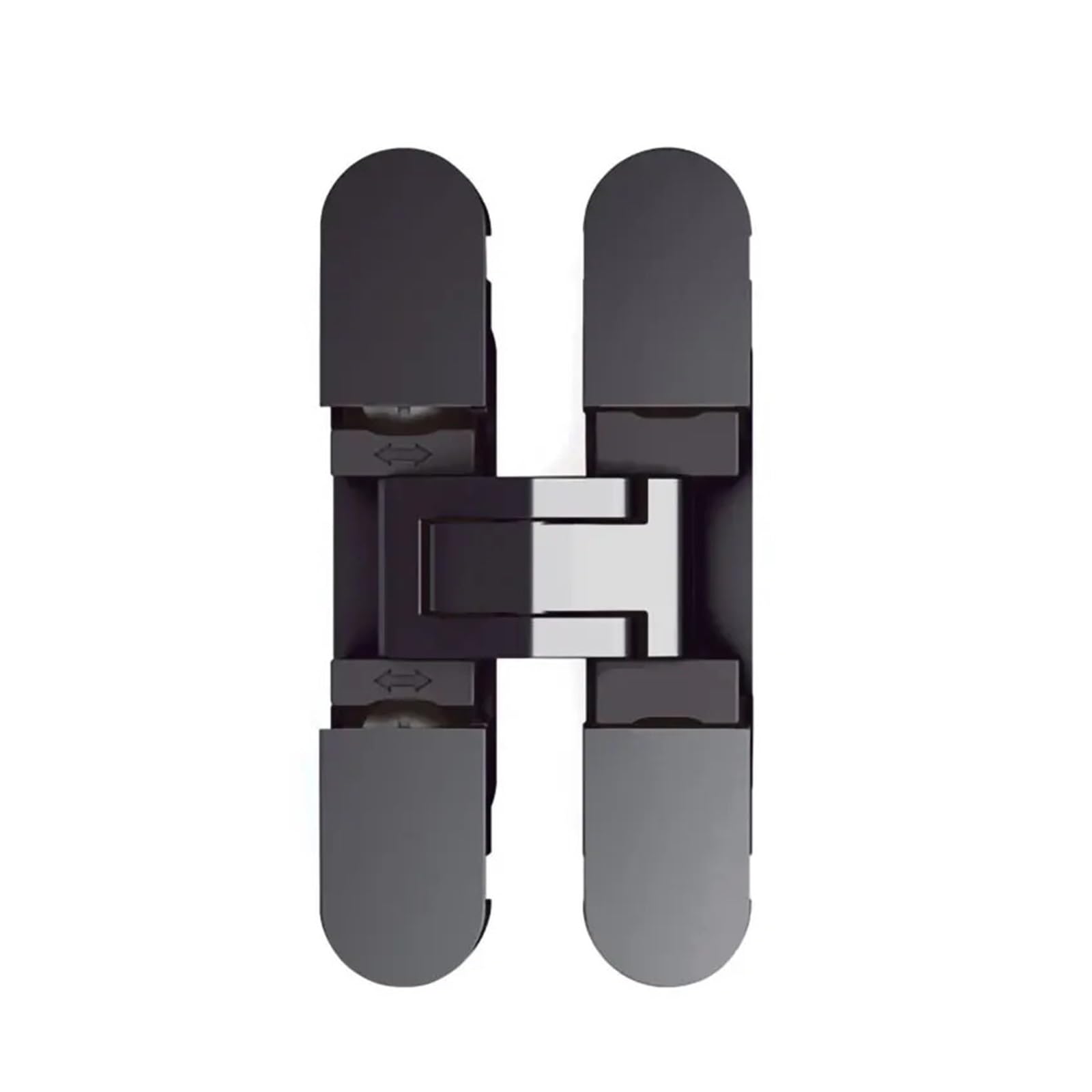 YMUGUEGH Small 3-way adjustable concealed invisible cabinet hinge HES3D-70(B1lack)