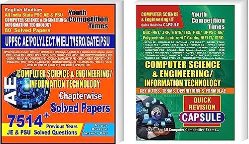 Image of Youth Competition Times COMPUTER SCIENCE & ENGINEERING / INFORMATION TECHNOLOGY SOLVE PAPER + QUICK REVISION CAPSULE | COMBO PACK OF 2 BOOKS | English Medium