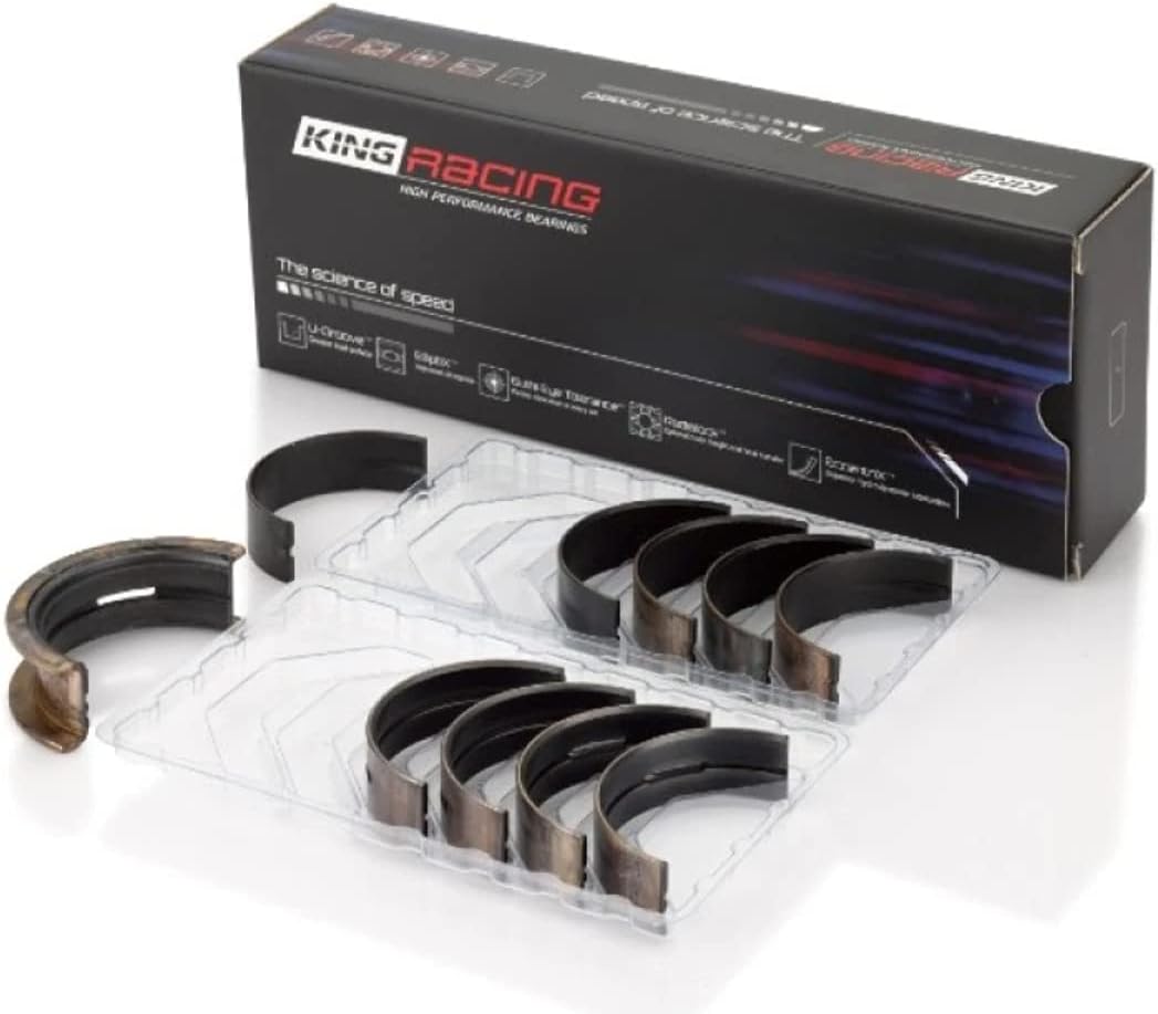 King Engine Bearings (MB5442XP0.5) King 07-09 Mazdaspeed 3 L3-VDT MZR DISI (t) Duratec High Performance Main Bearing Set - Size (0.50)