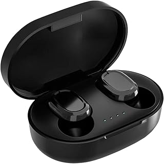 ouvido e ouvido | ouvido e ouvido | ouvido sem fio com estojo carregamento pilhas carregamento fáceis carregar, ouvido sem fio Sritob