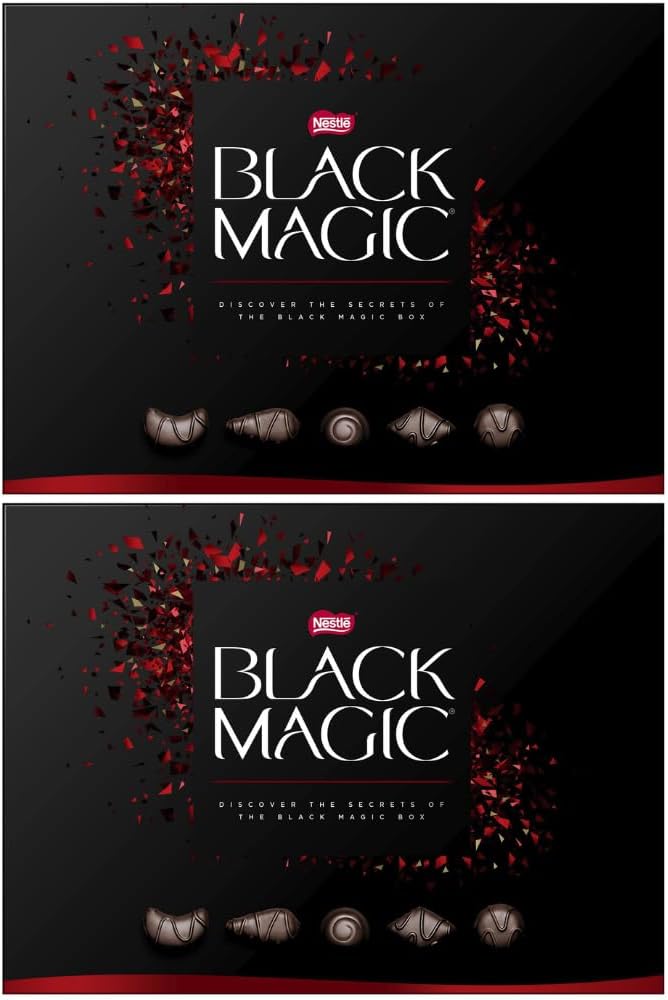 Black Magic Chocolate Assortment Box 174g Christmas Dark Chocolates (Pack of 2) Amazon.co.uk