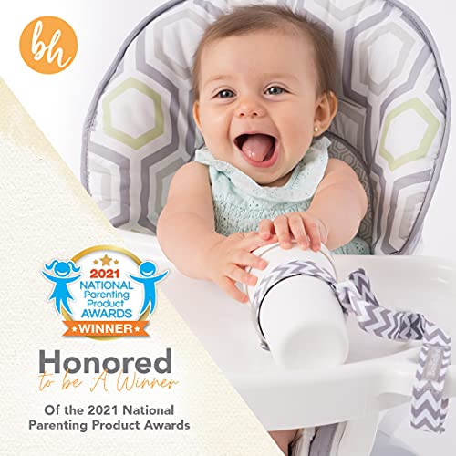 Booginhead Baby Toddler Sippigrip Sippy Cup Holder Strap, Polka Dots Pink/Orange #TOP6